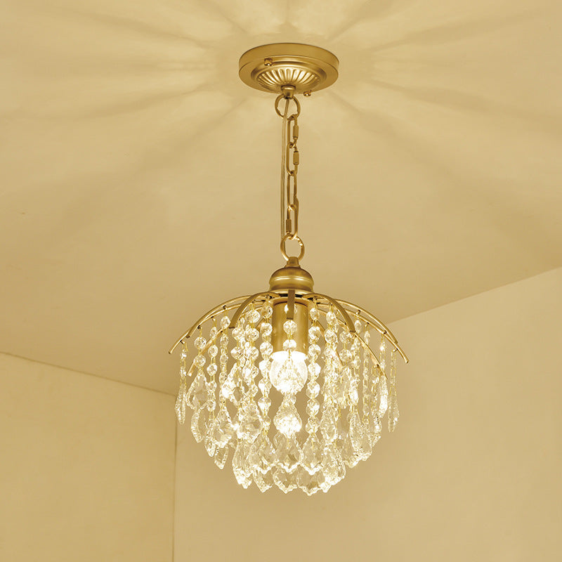 Crystal chandelier for bedroom