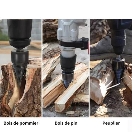 Foret à fendre le bois performant pour une coupe nette et précise dog travel bott