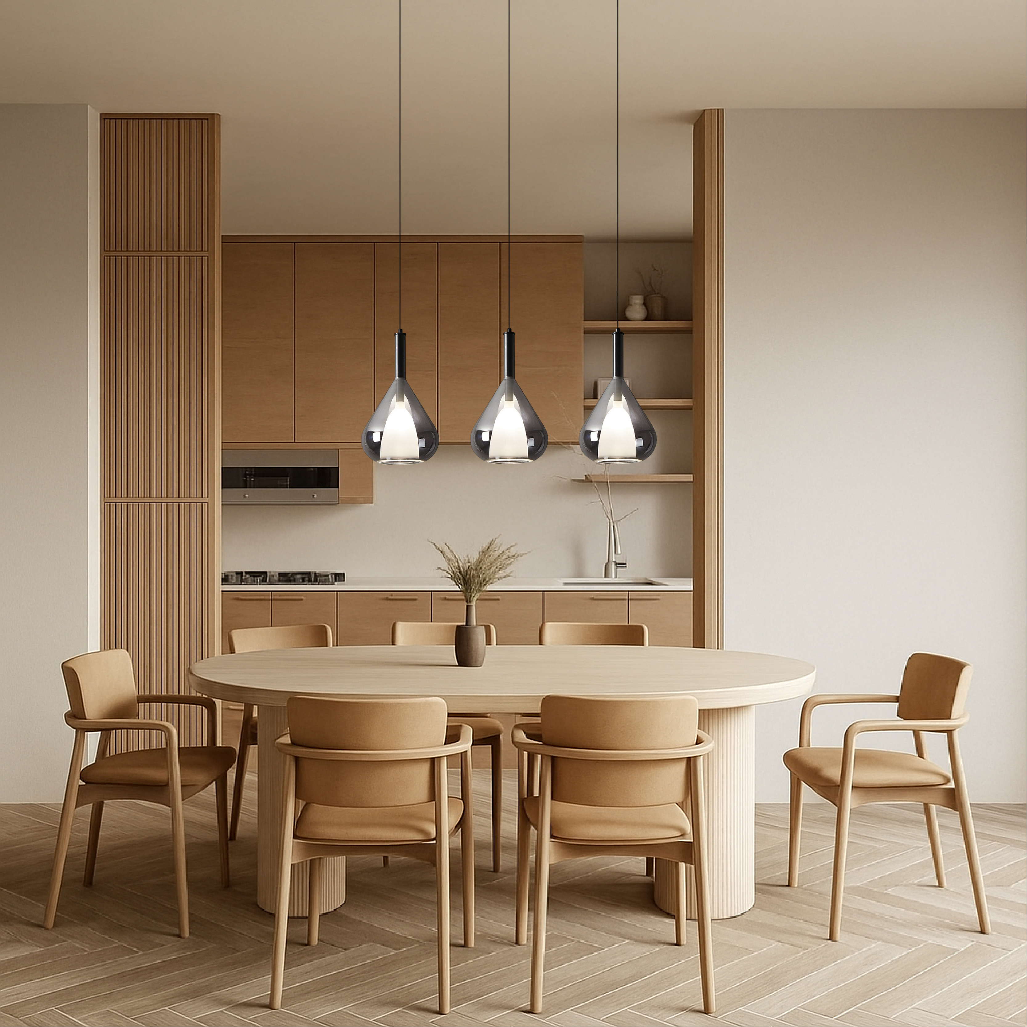 Nady glass pendant lamp
