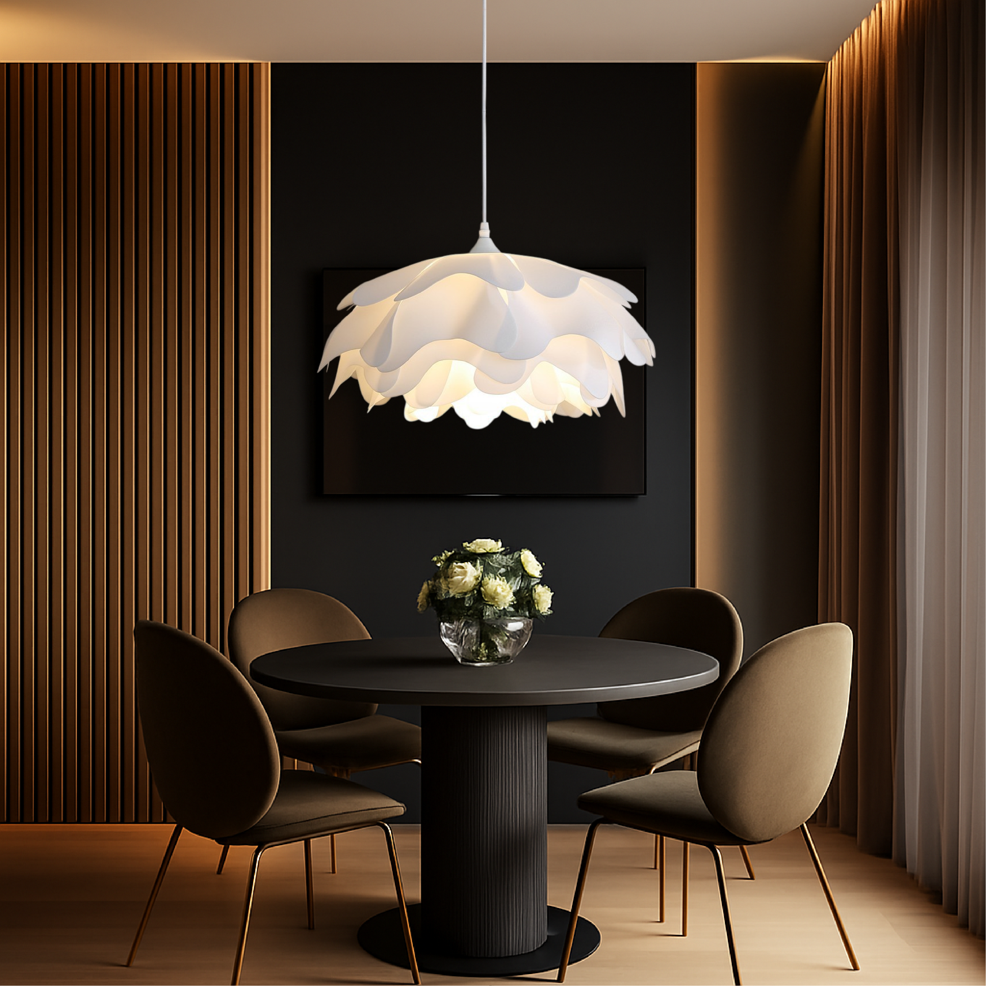 Peony Mud Pendant Lamp