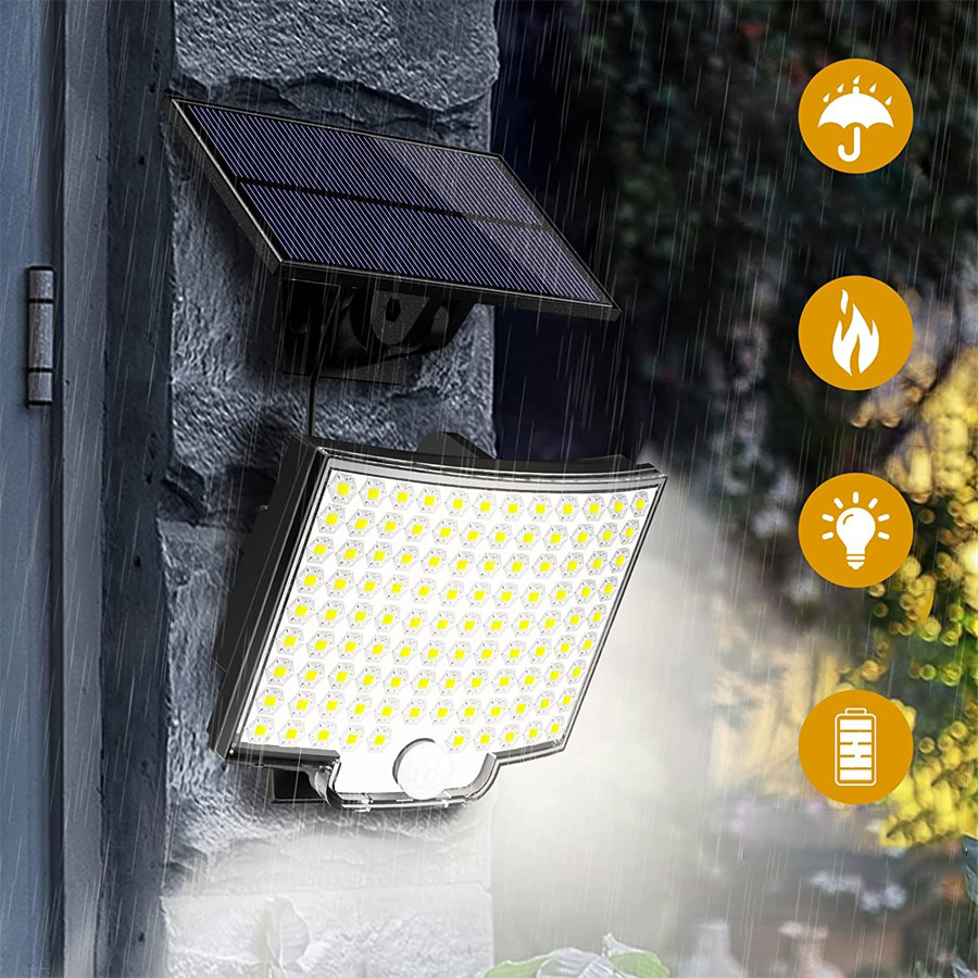 Lampes Solaires avec Détecteur de Mouvement pour Sécurité Extérieure dog travel b