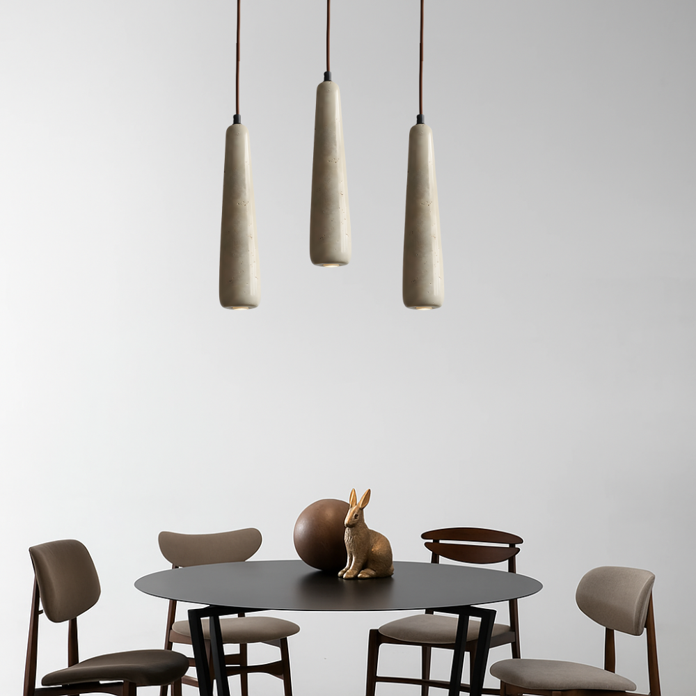 Pendant lamp in the shape of a pencil