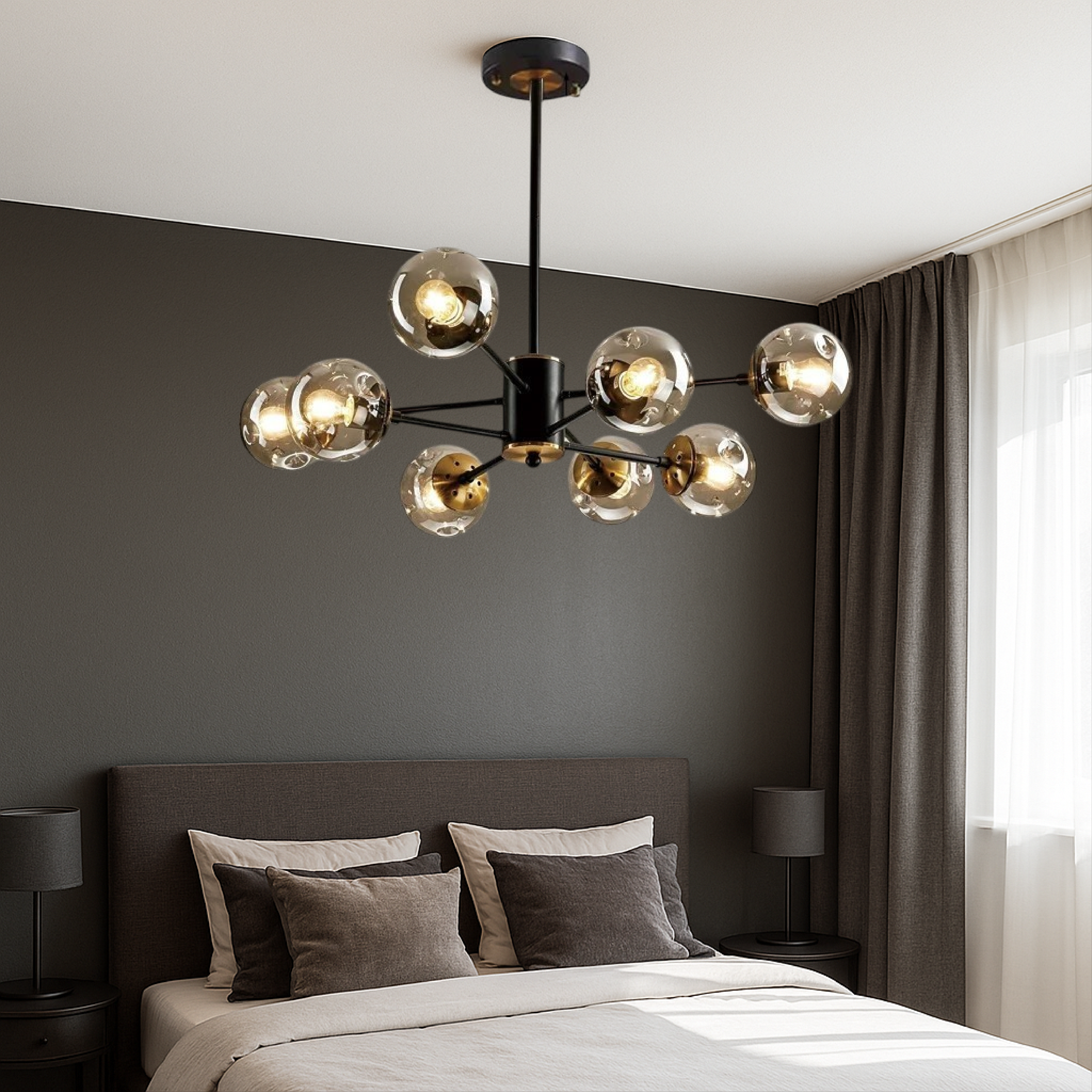 Scandinavian chandelier Ida