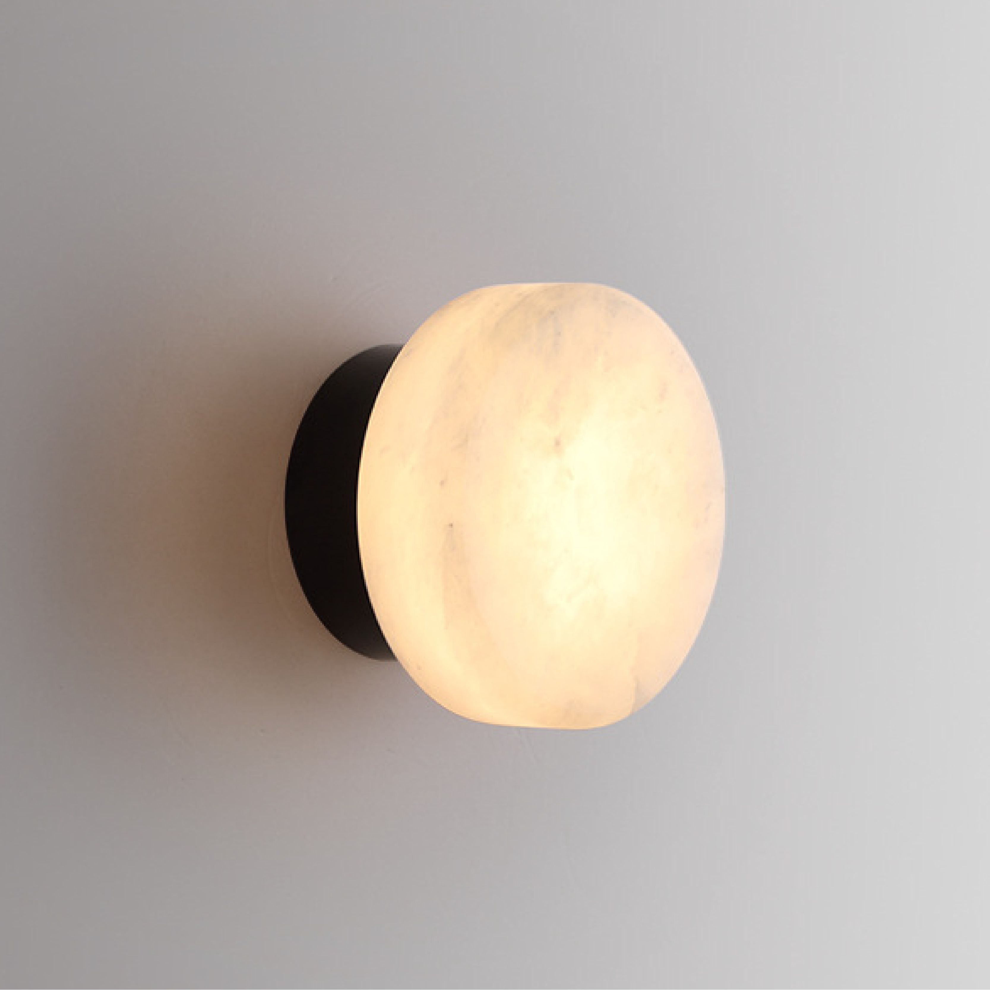 Marble wall sconce