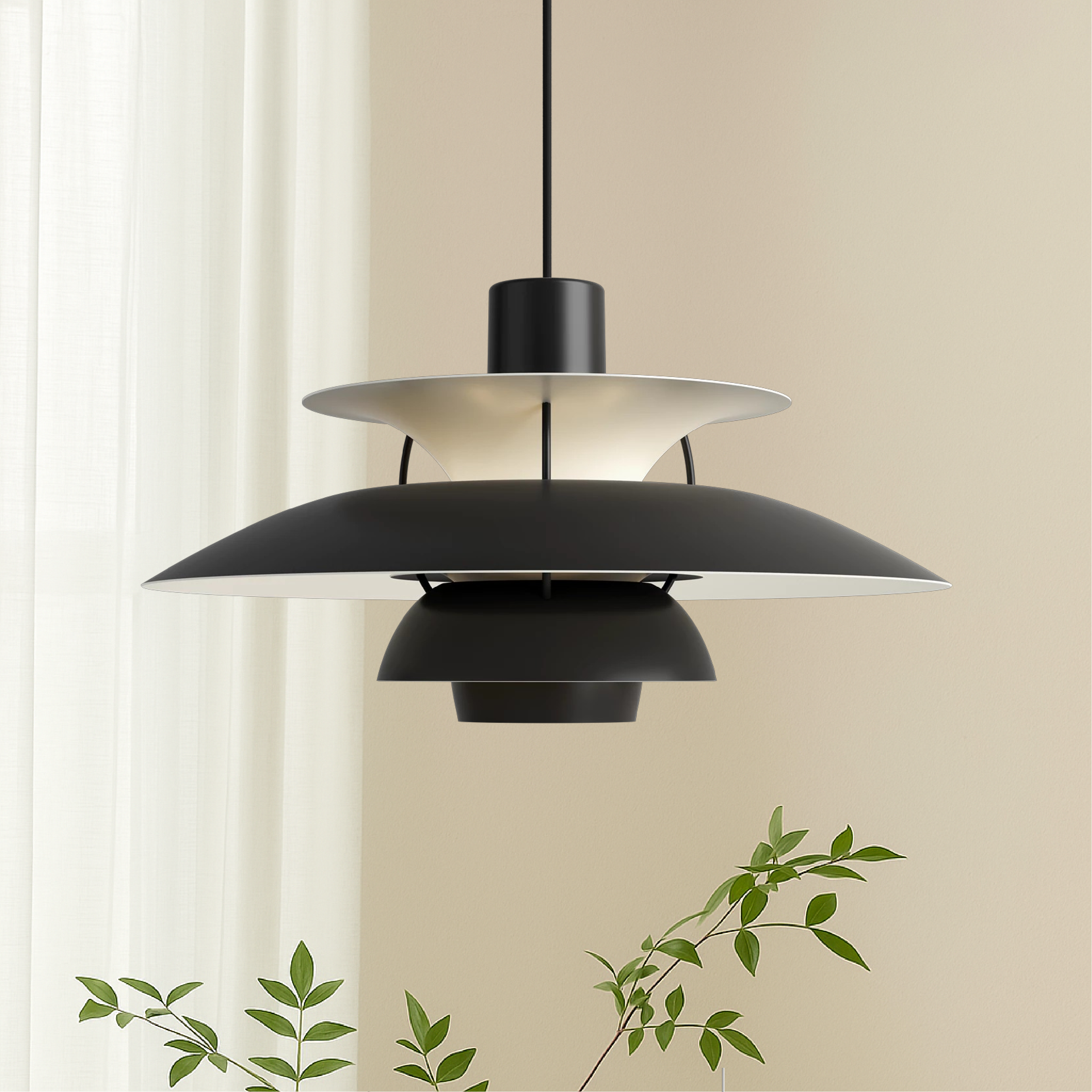 Danish Multilayer Pendant Lamp