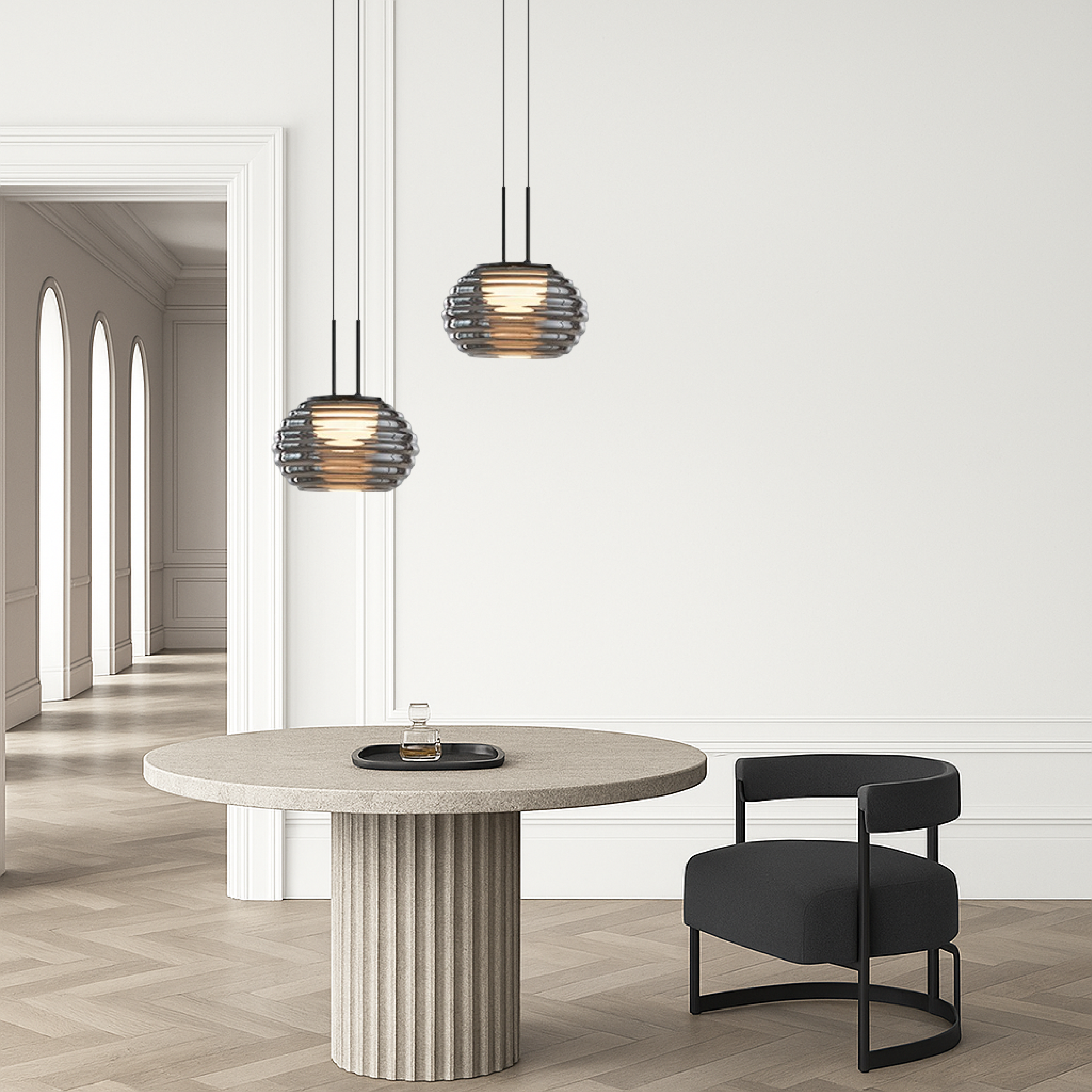 Pendant light for kitchen island