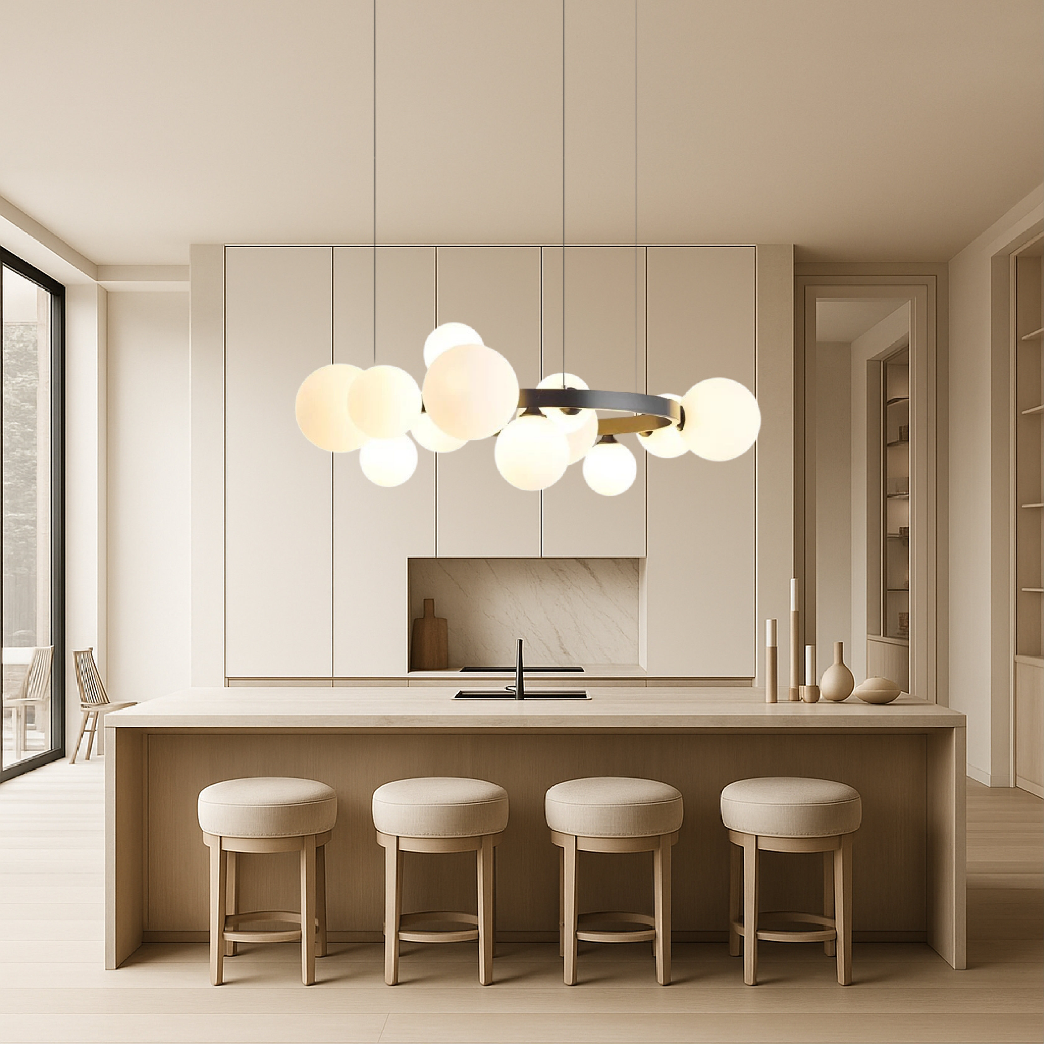 Nordic living room chandelier