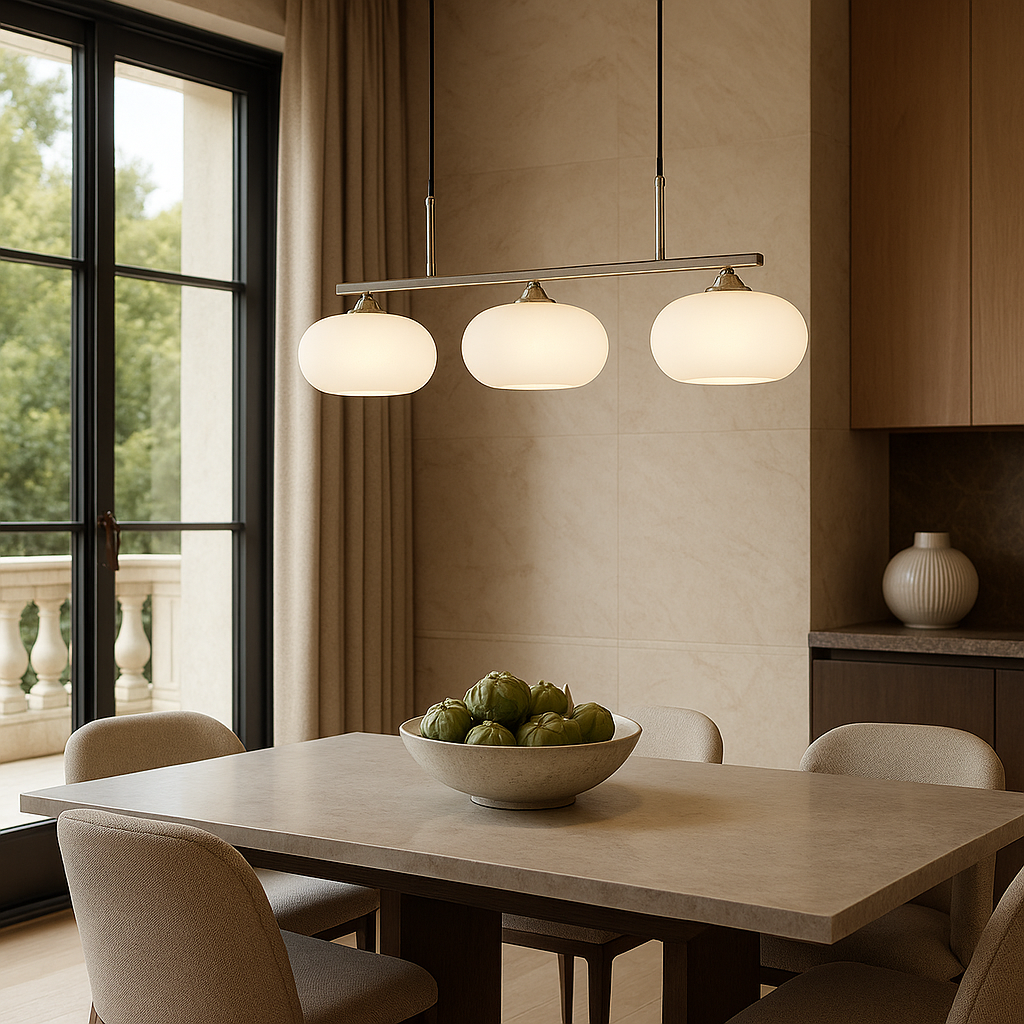 Bauhaus Pendant Lamp with 3 Heads