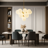 Nordic ball chandelier