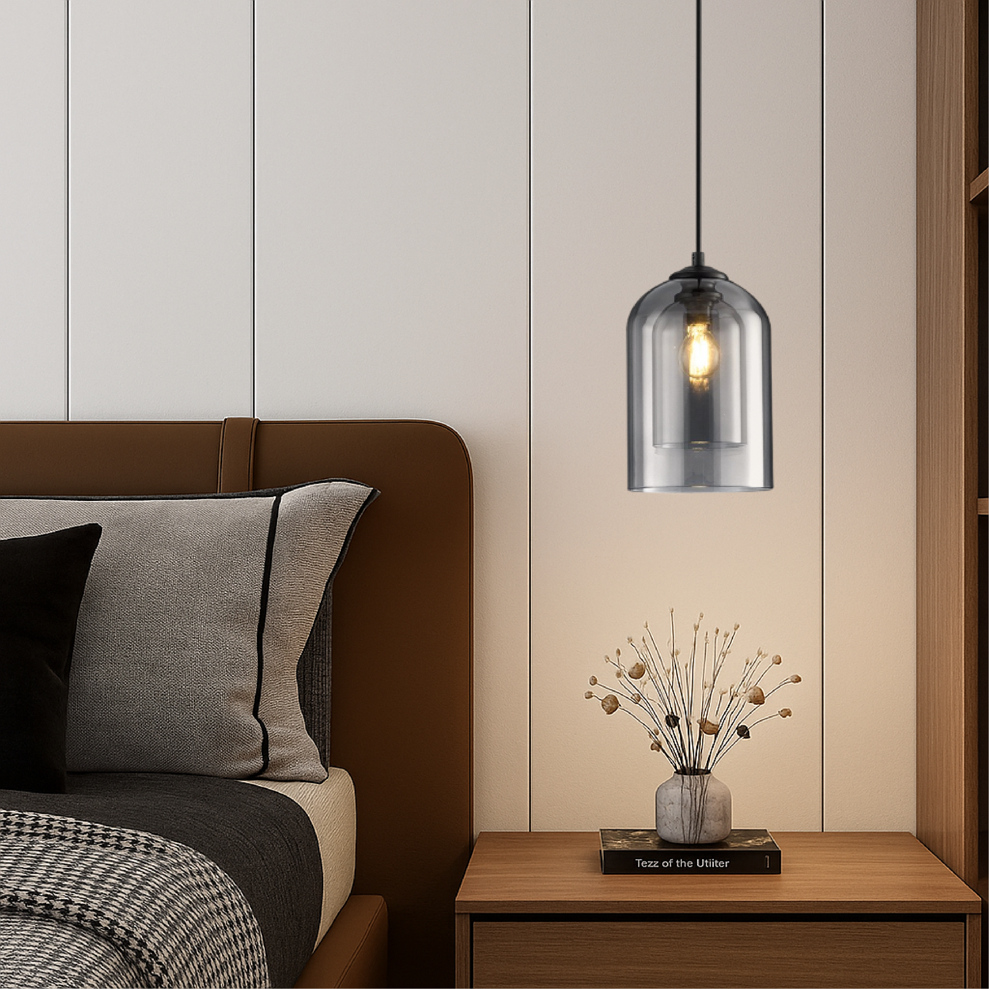 Jani glass pendant lamp