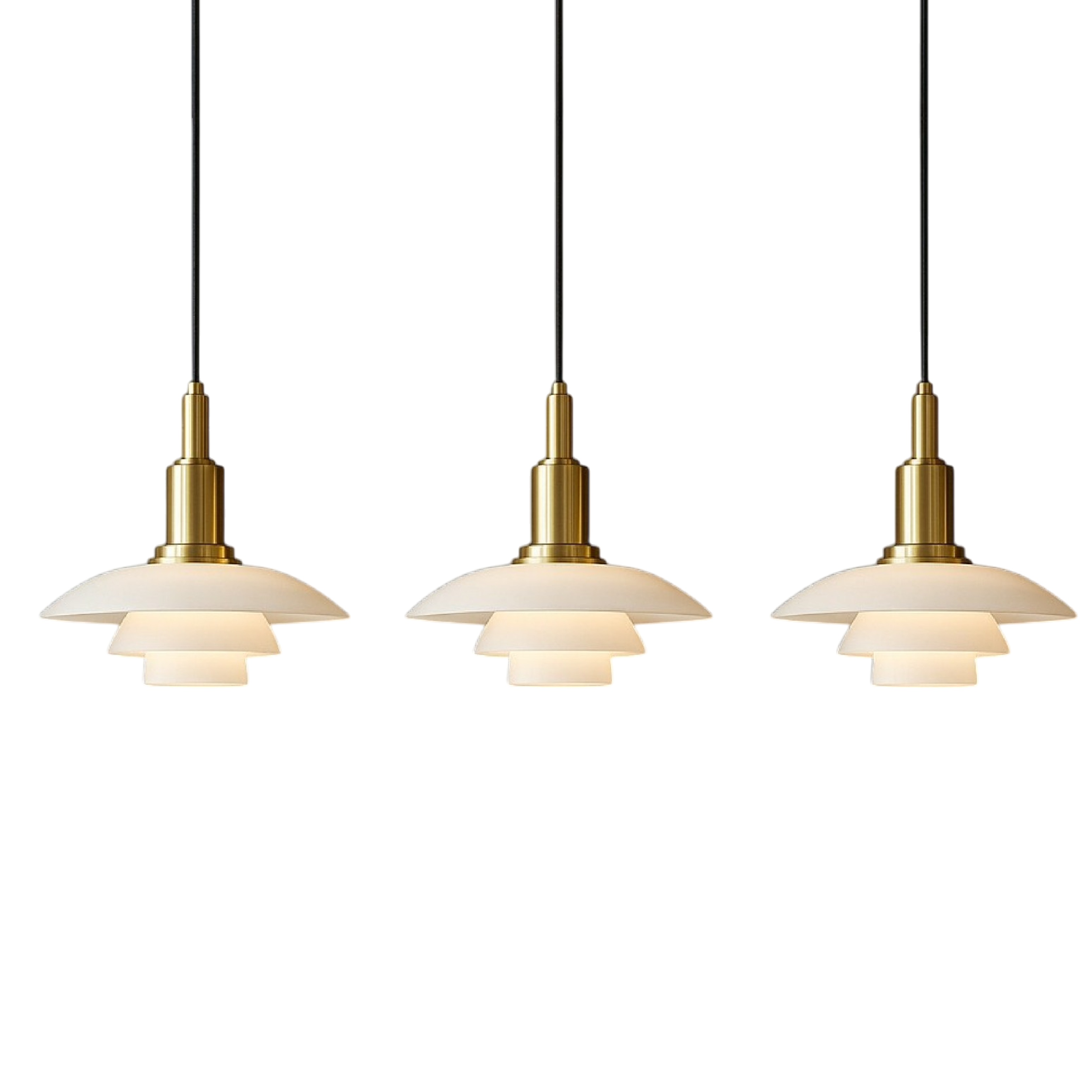 2/3 Head Danish Design Pendant Lamp