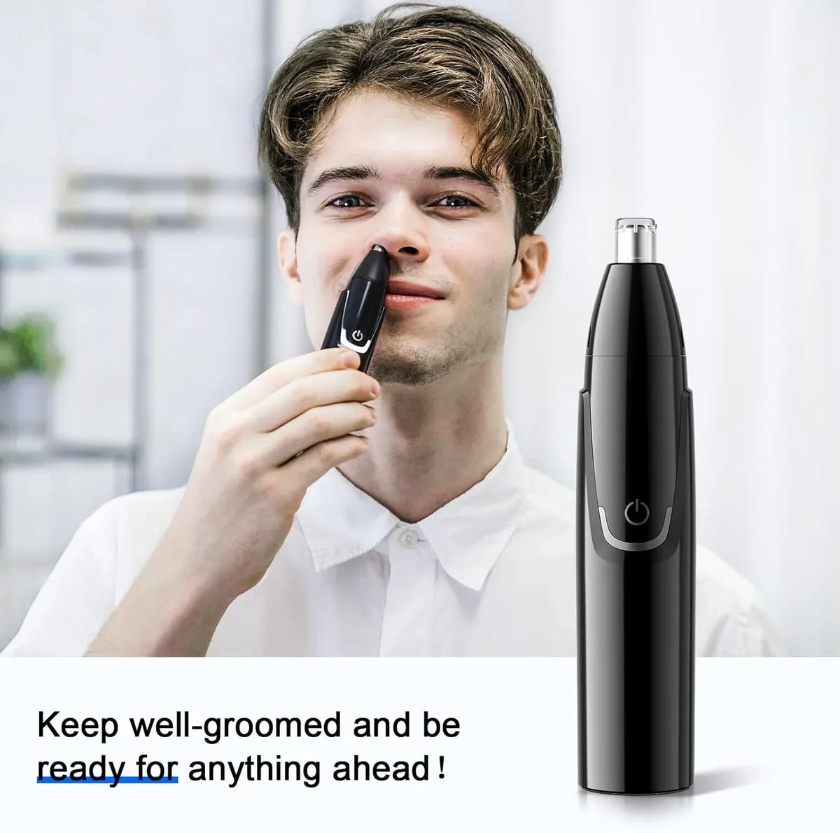 Rechargeable Nose and Ear Hair Trimmer - Falkner Home Integrated dog travel bottl