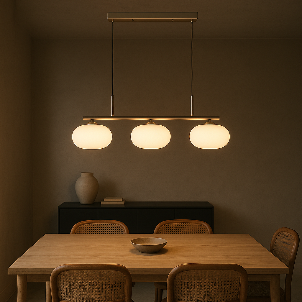 Bauhaus Pendant Lamp with 3 Heads