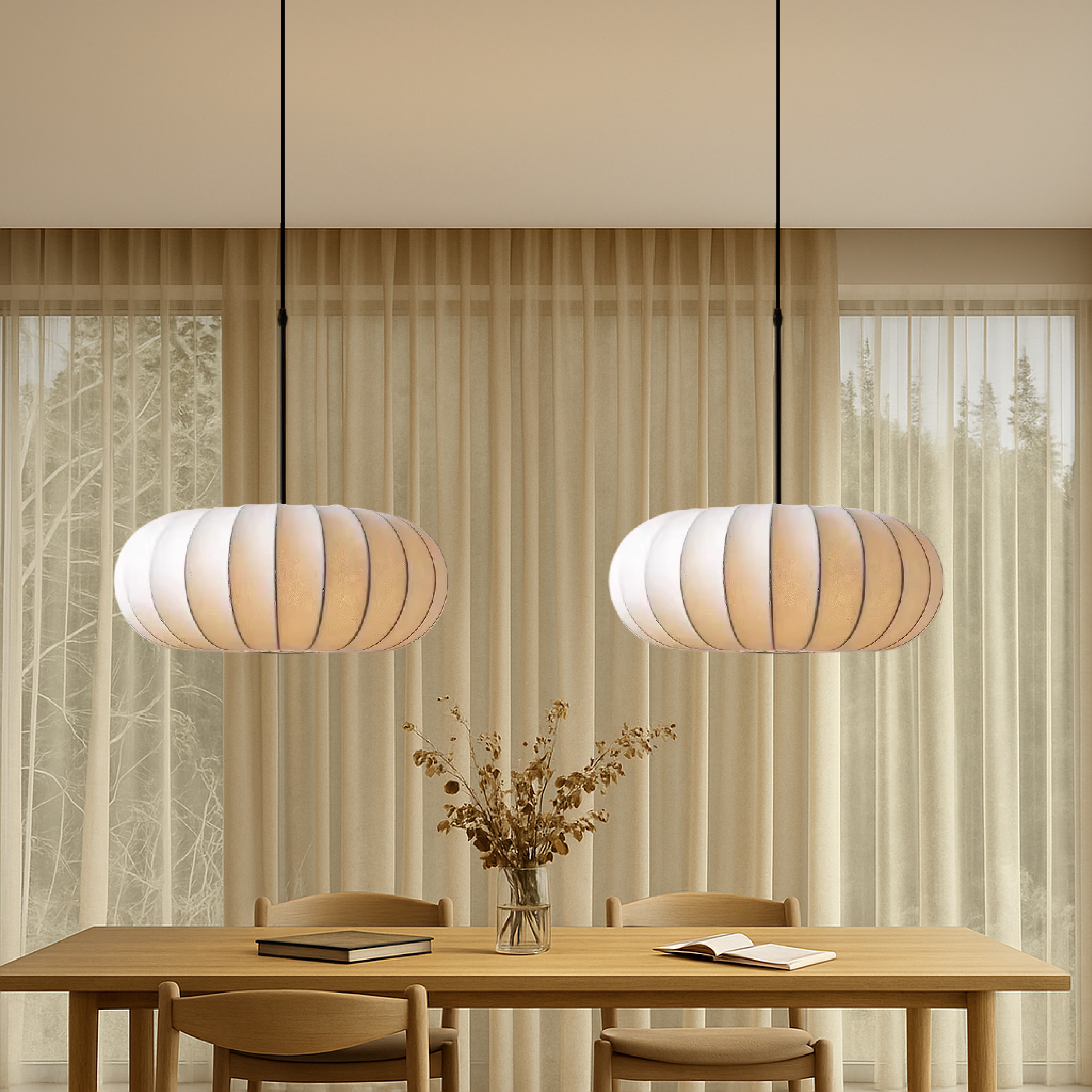 Verona Silk Pendant Lamp