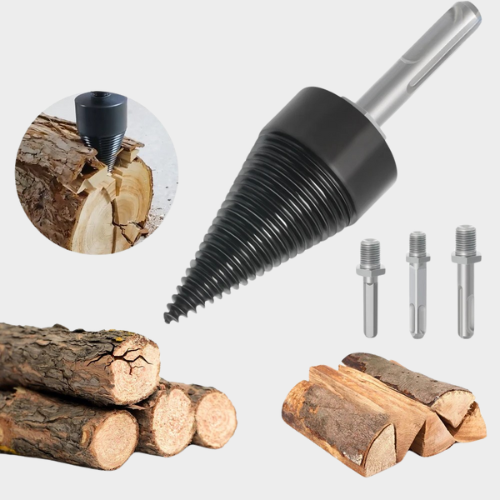 Coin fendeur de bûche en acier carbone - mm, pour une fente précise et efficace d