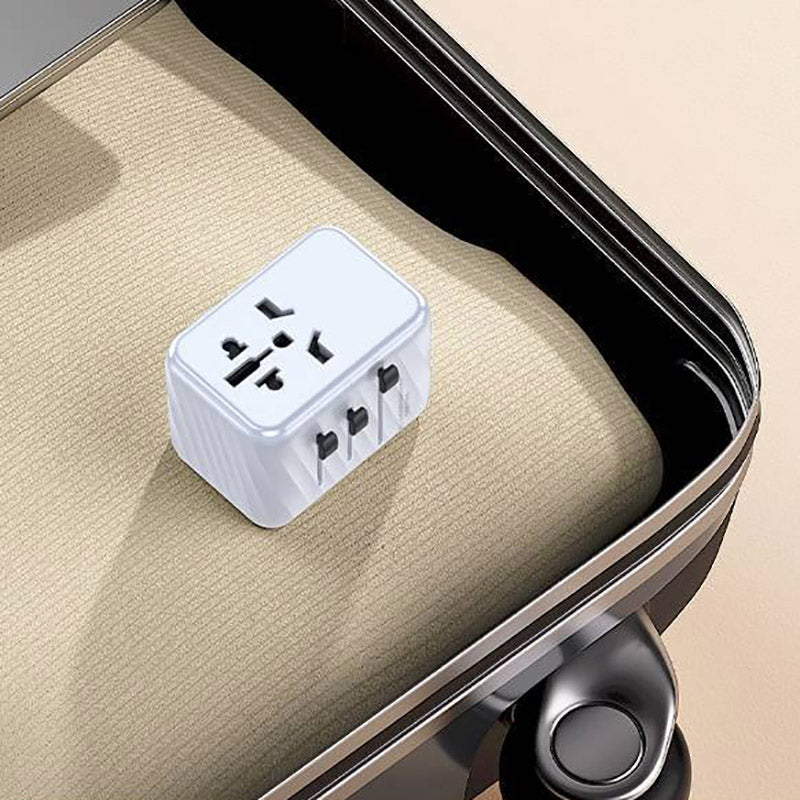 Adaptateur Prise Universelle de Voyage - USB et USB-C avec port USB-C pour charge rapide