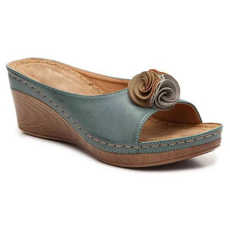 Sandales d'été florale en polyester léger et confortable travel bottle leak-p
