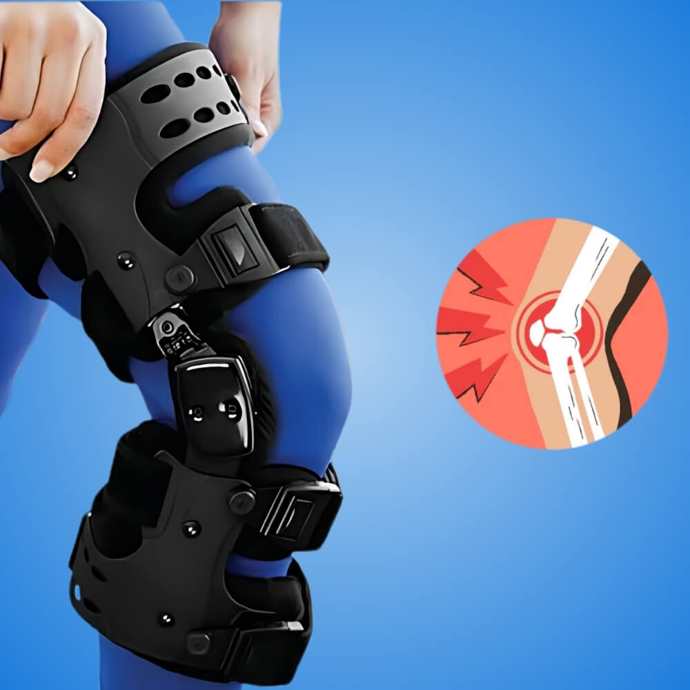 Genouillère Gauche AlignPro - Soutien genou pour arthrose, confort et mobilité do