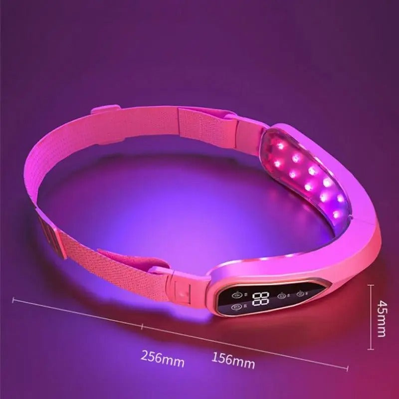 Appareil de lifting et réduction du double menton avec micro-vibrations et photothérapie visage
