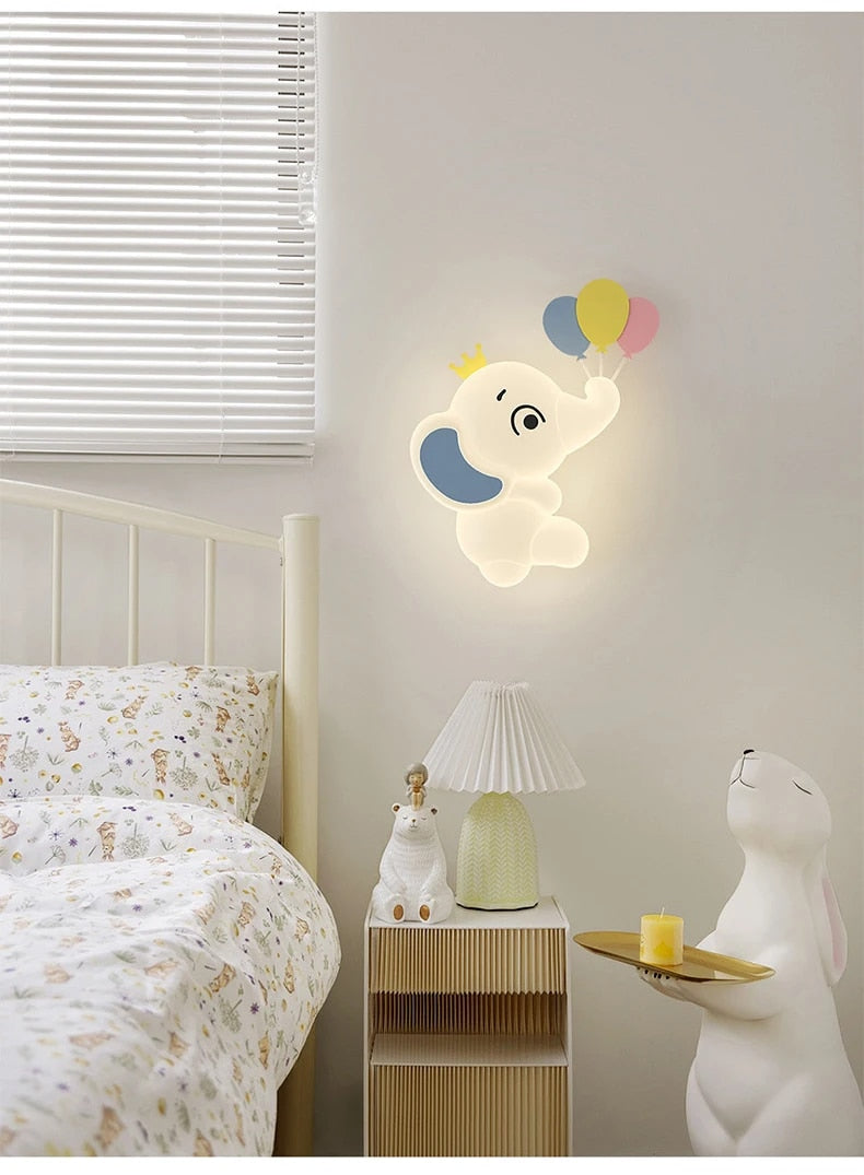 Applique Murale Éléphant - Éclairage Chaleureux pour Chambre Enfant dog travel bo