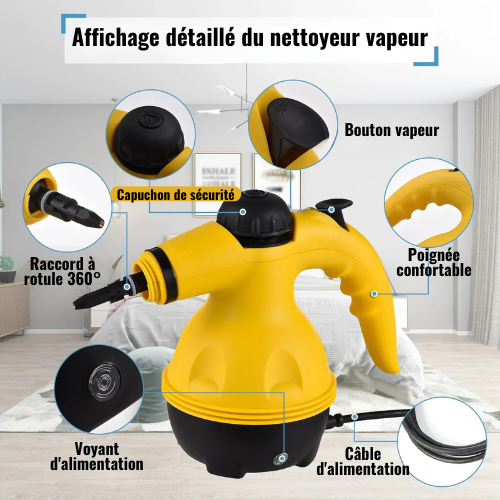 Nettoyeur Vapeur Haute Performance SteamMaster X2025 - Élimination Bactéries dog