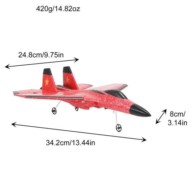 Avion télécommandé ultra-résistant pour enfant en mousse EPP travel bottle le