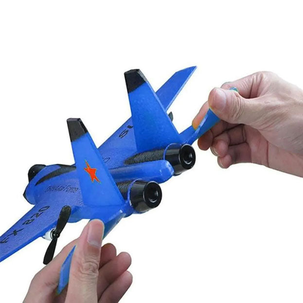 Avion télécommandé ultra-résistant pour enfant - Idéal débutants, commandes simplifiées
