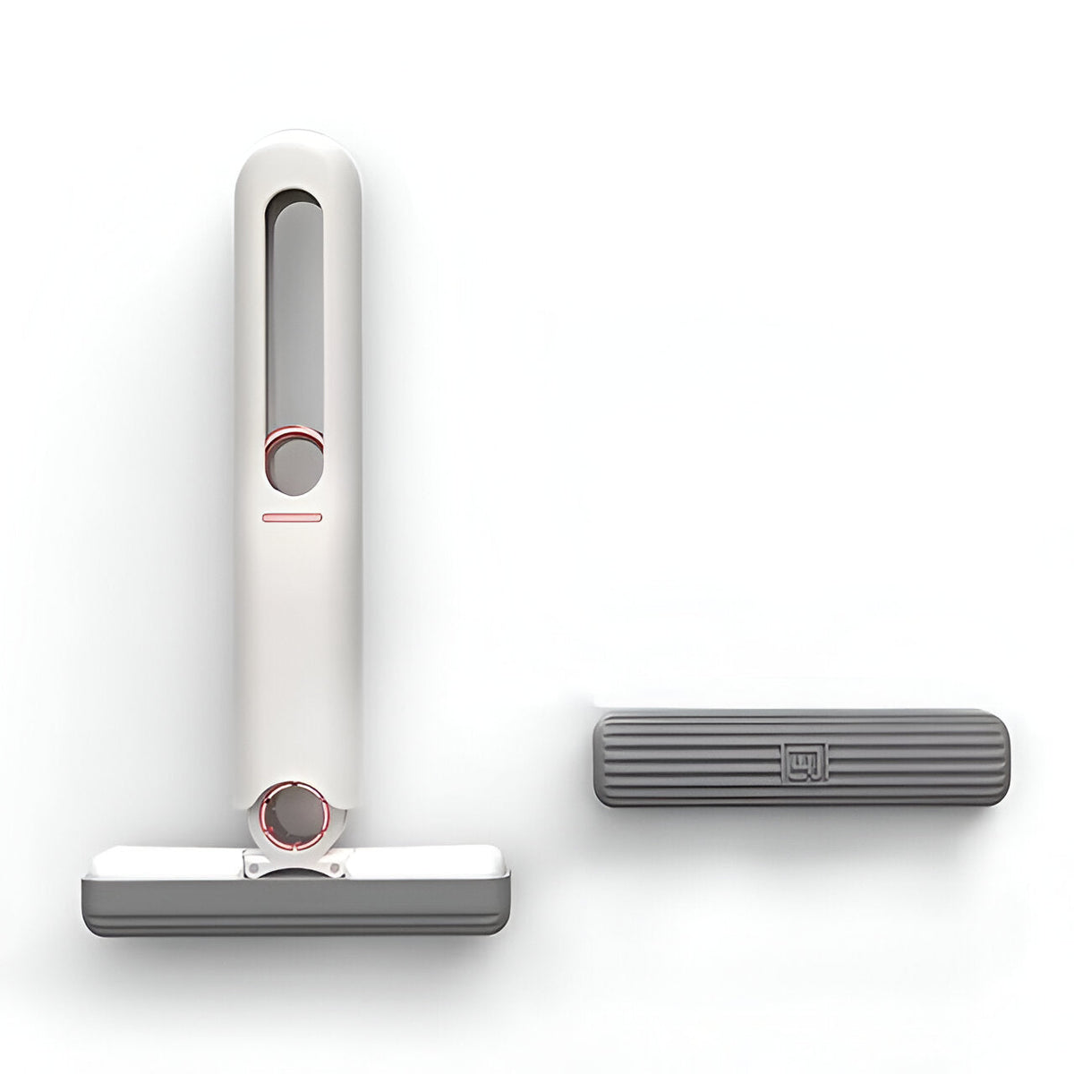 Balai à franges Mini Squeeze - Mop + Éponge Supplémentaire solution gain de place