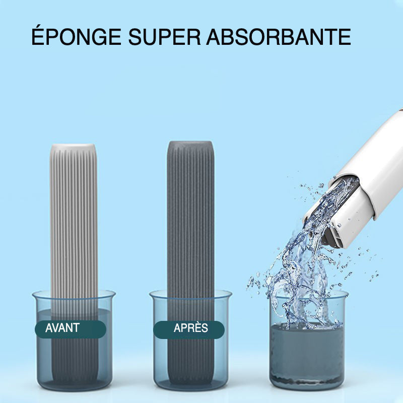 Balai à franges Mini Squeeze - Solution éco-responsable pour un nettoyage écologique