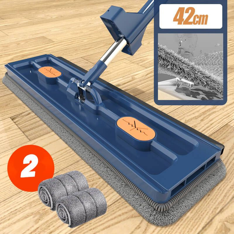 Balai plat microfibre mains libres Juiil pour Surface Cleaners et nettoyage rapide