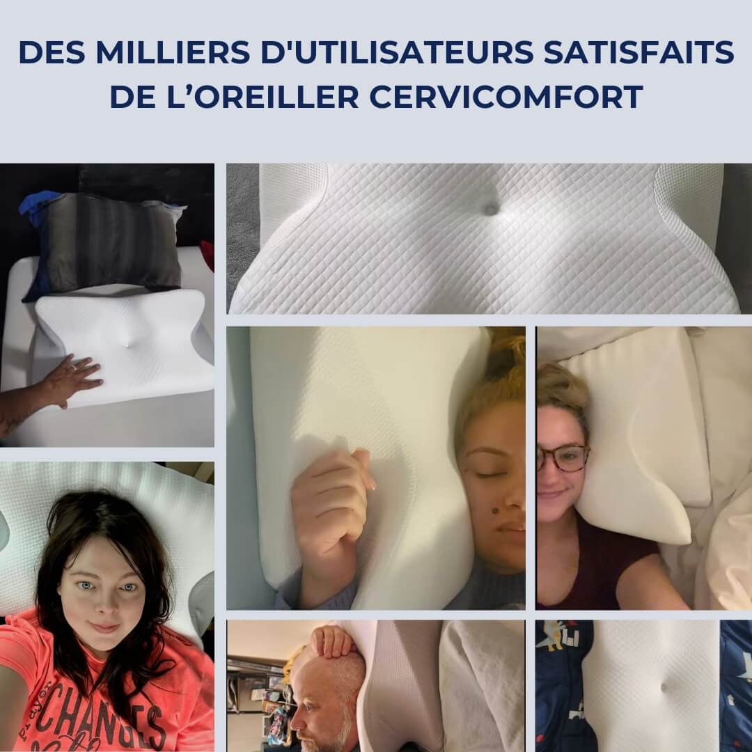 Oreiller Ergonomique CerviComfort avec Matériaux Durables pour un Bien-être Durable