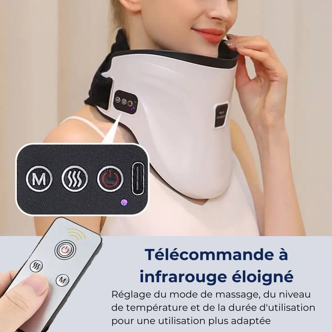 Masseur Cervical à Pression d’Air offrant une solution naturelle pour améliorer la santé cervicale