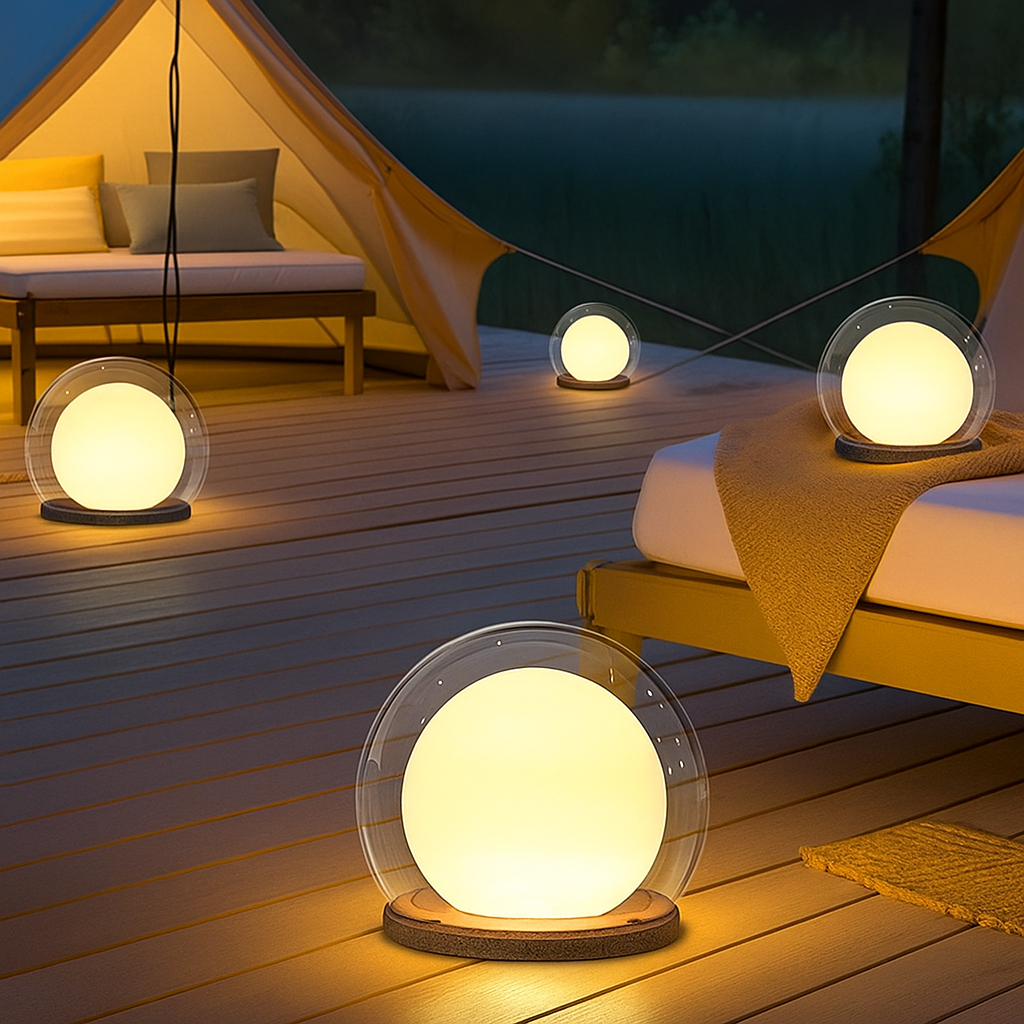 Pillar Moon Lamp