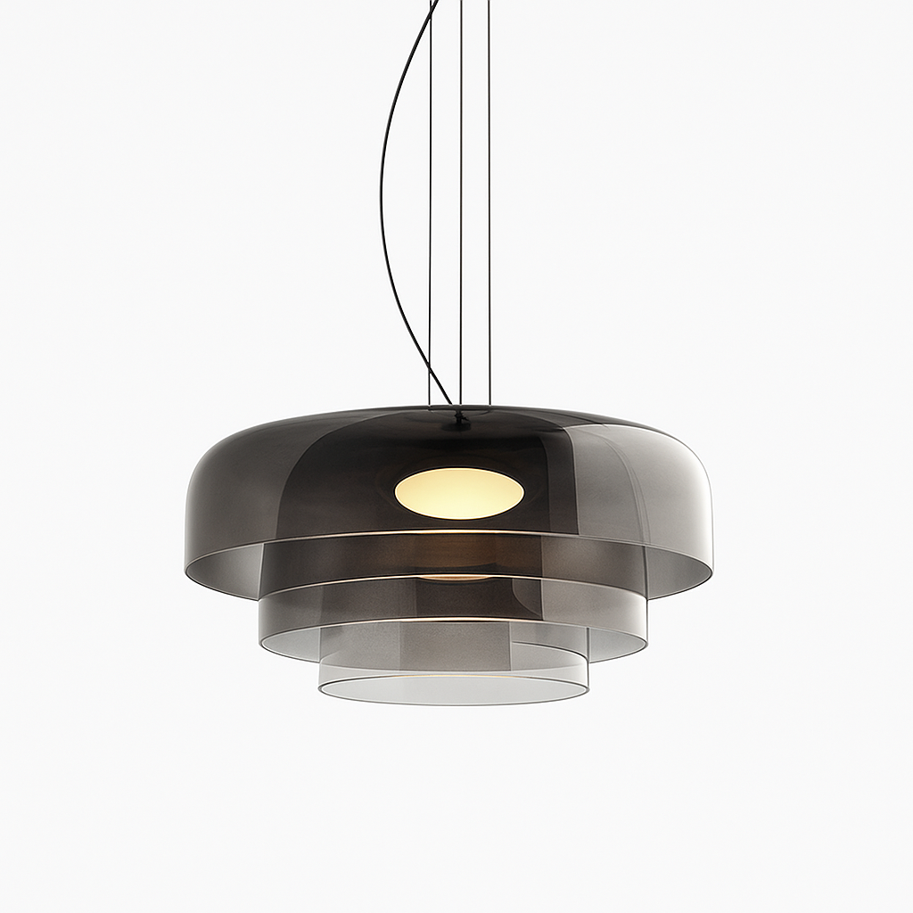 Glass pendant lamp