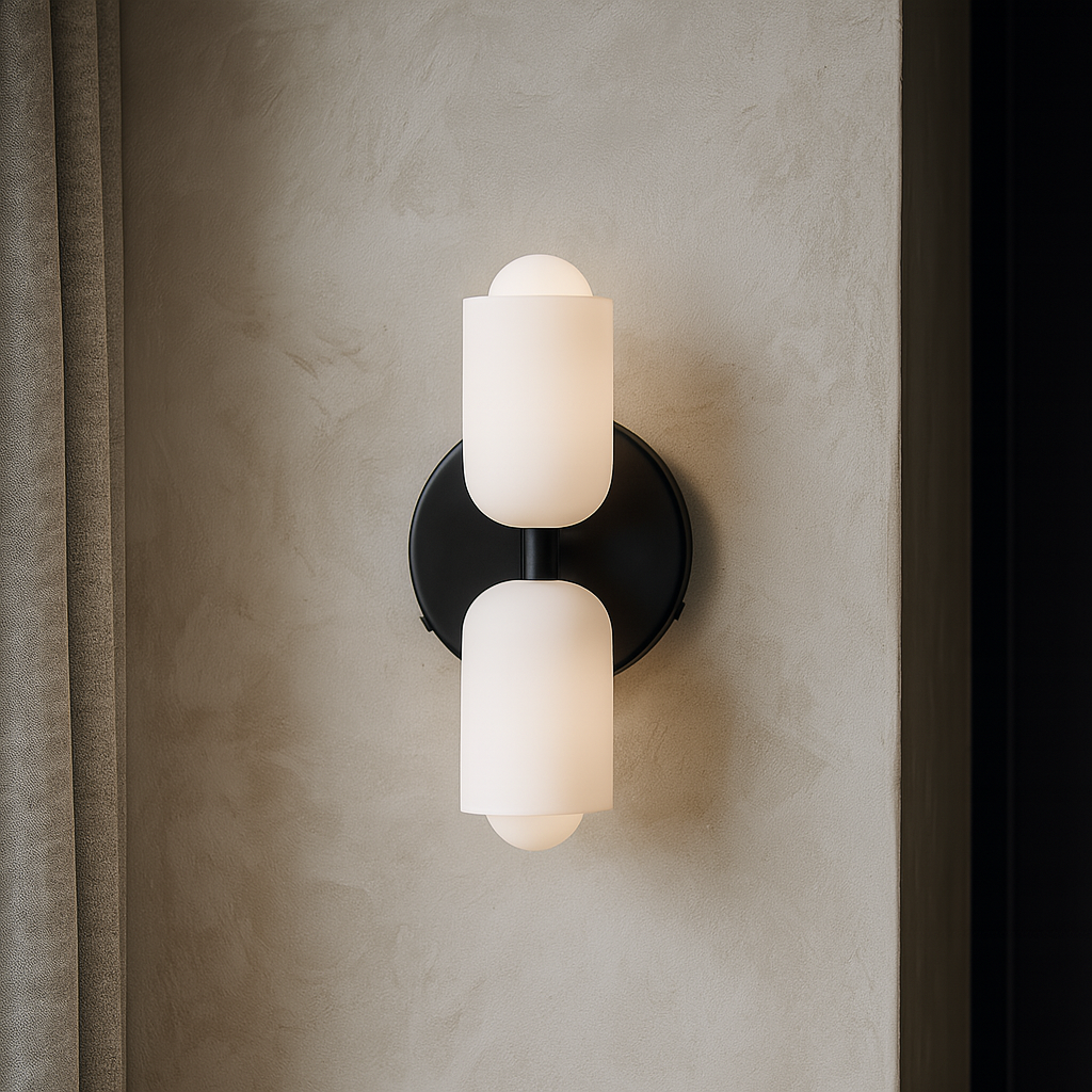 Nordic wall light top and bottom