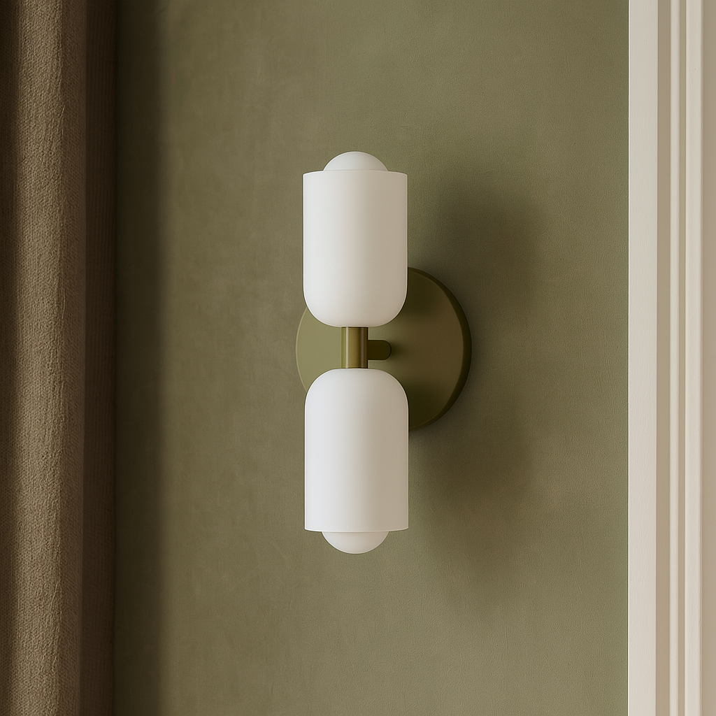 Nordic wall light top and bottom
