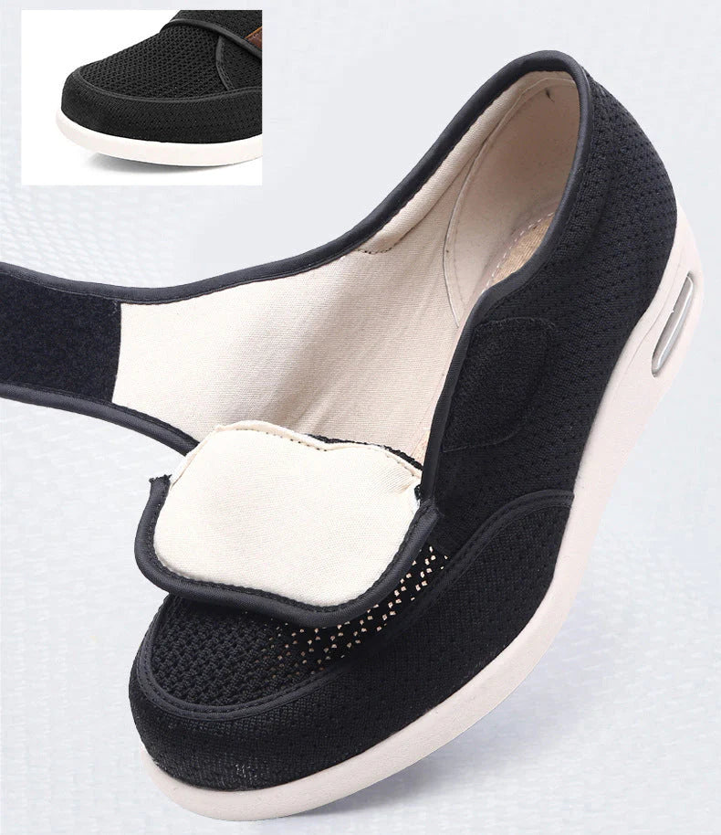 Chaussures Orthopédiques Diabétique: Confort et soulagement - Matière respirante, Soutien Arches