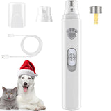 Professional Rechargeable Electric Nail Clipper with 2 Speeds for Animals