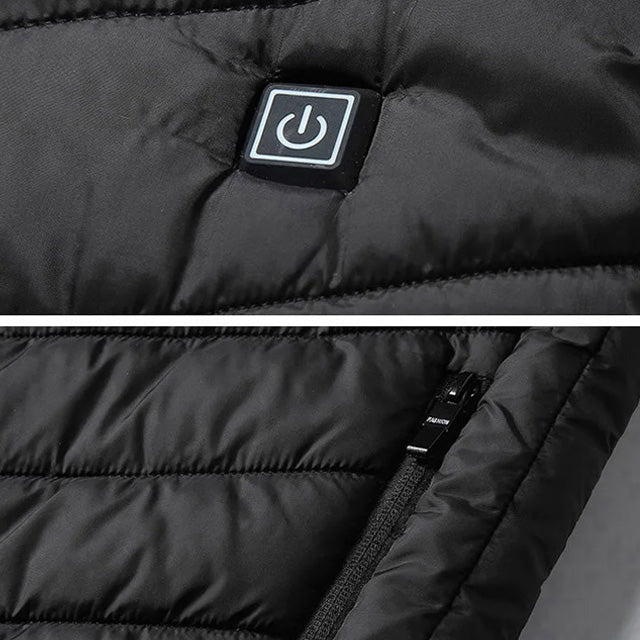 Gilet Chauffant Sans Manche Mixte Zones pour Camping et Randonnée travel bott