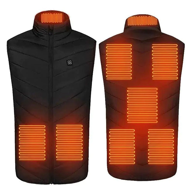 Gilet Chauffant Sans Manche Mixte Zones pour Camping et Randonnée travel bott