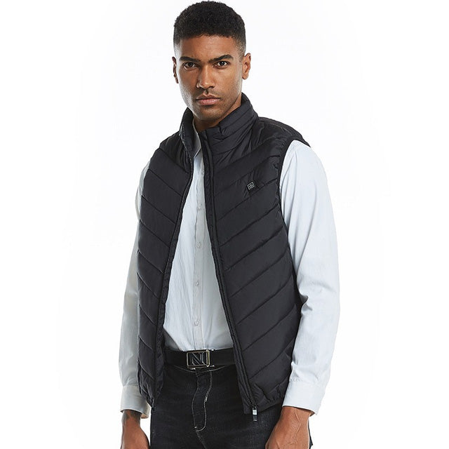 Gilet Chauffant Sans Manche Mixte Zones pour Camping et Randonnée travel bott