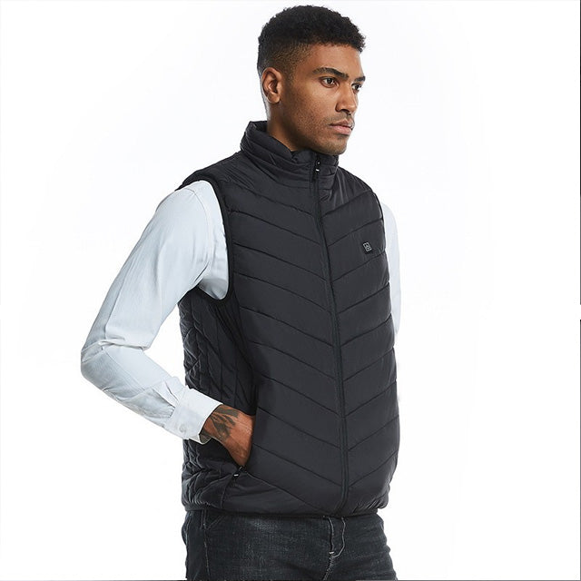 Gilet Chauffant Sans Manche Mixte Zones pour Camping et Randonnée travel bott