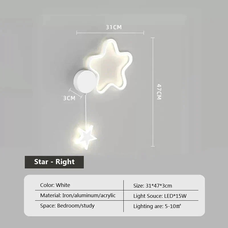 Lampe Murale Nuage Étoile Lune - Blanc Droit - Ambiance Magique travel bottle