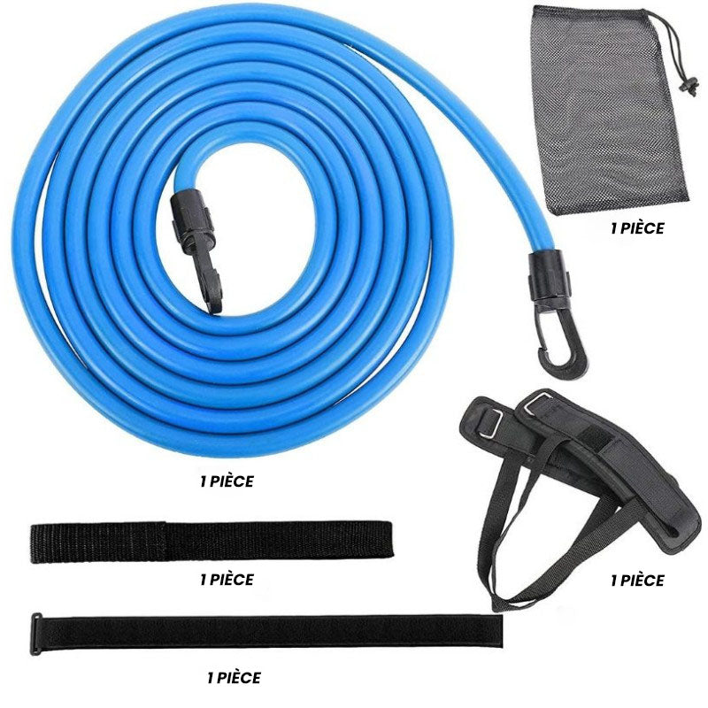 Élastique de Nage Statique pour Piscine - Entraînement et Sécurité travel bot