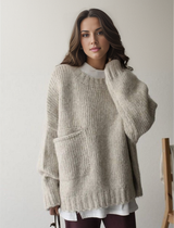 Hazel | Oversized knit pullover
