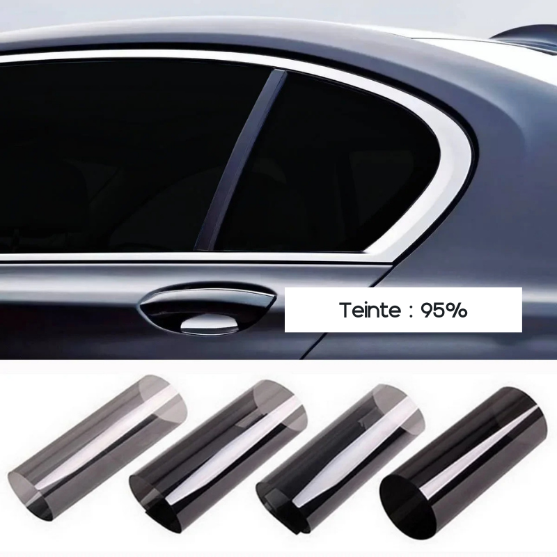 Film Teinté Amovible pour Vitres Avant - Installation Facile et Intimité Supérieure