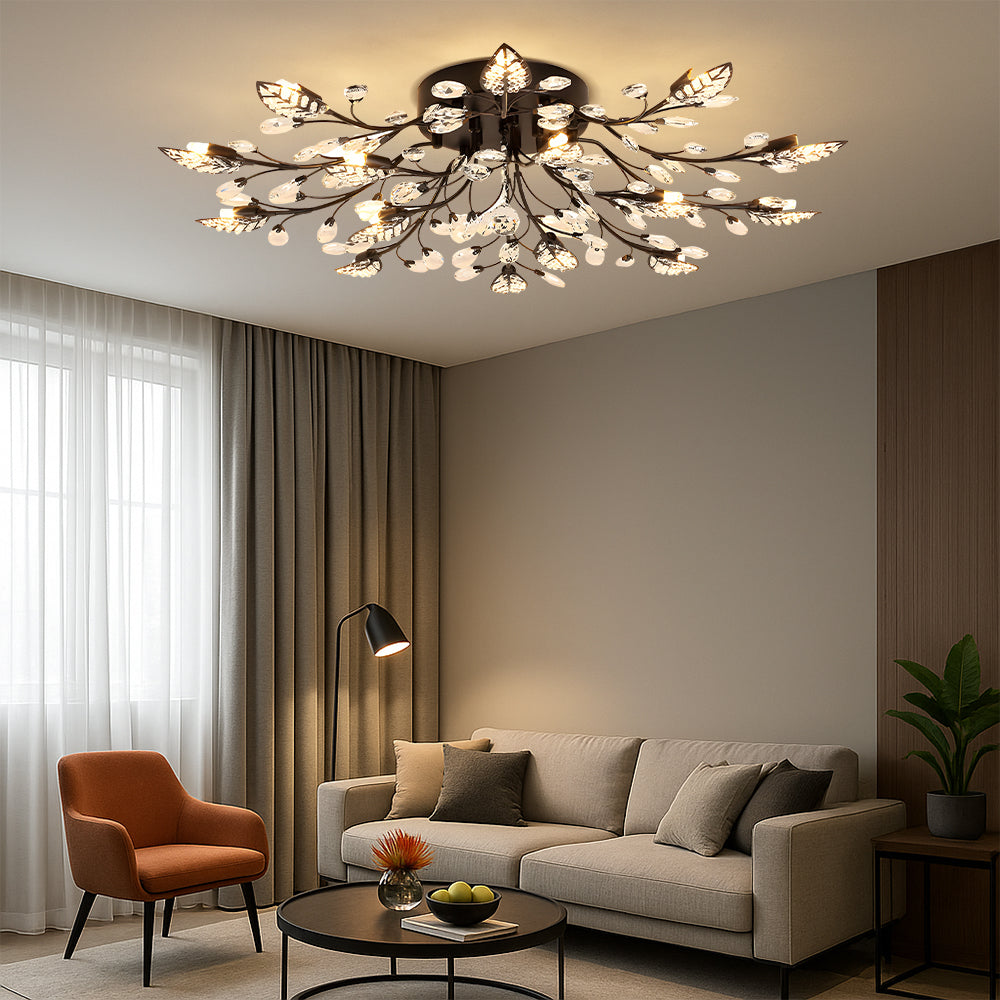 Luxury crystal ceiling light