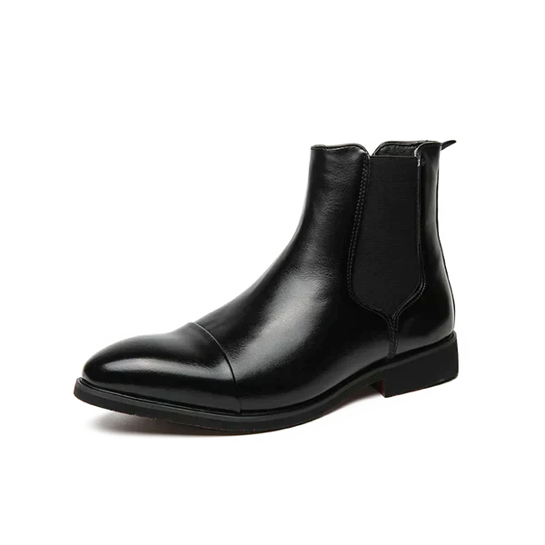 Bottes Élégantes pour Hommes en Cuir Haute Qualité de Jonathan - Confort Durable et Style Intemporel