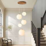 Nordic Staircase Chandelier Moonlamp