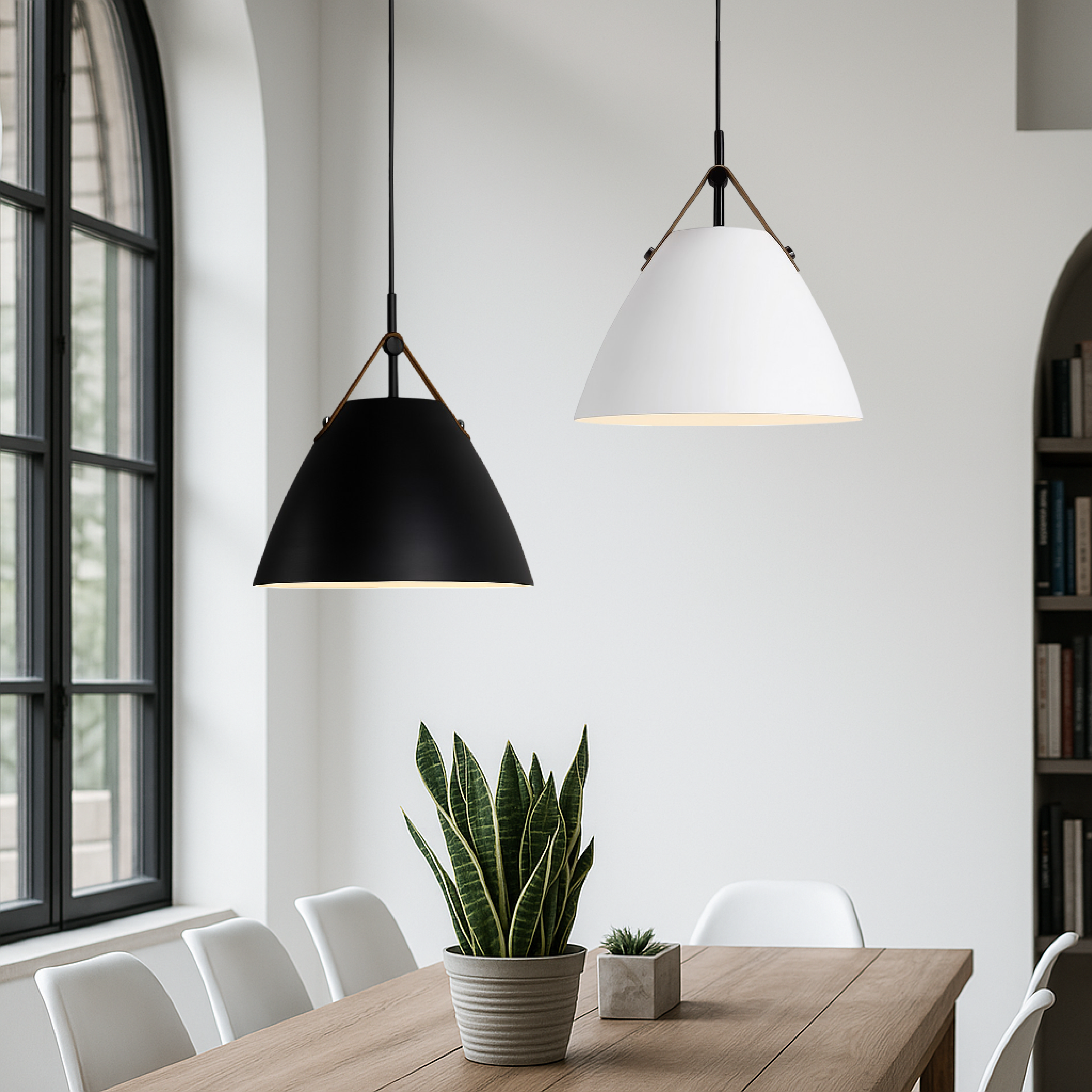 Colorful Scandinavian pendant lamp